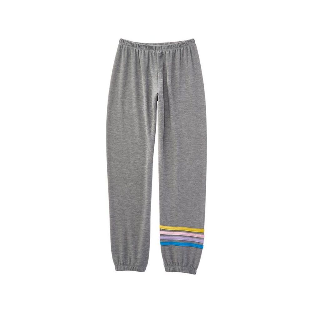 Chaser Girls  Cozy Knit Slim Slouchy Pant, Grey